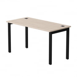 Стол прямой на металлокаркасе, опоры 45 гр Everprof EVO 254S003 Дуб Соната Черный