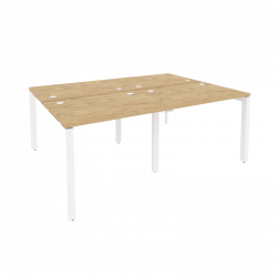 Рабочая станция на П-образном м/к ONIX O.MP-D.RS-4.1.7 Тиквуд Светлый/Белый