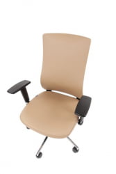 Офисное кресло CХАИРМАН 500 ЛЮКС (ЛУКС) ЭКО Б/П экокожа Бежевый / CHAIRMAN (LUX)