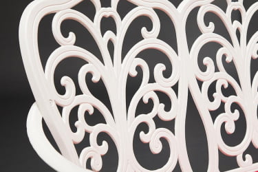 Скамья Secret De Maison Symphonie алюминиевый сплав, 95х56х92см, butter white