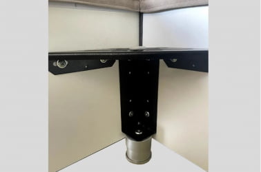 Кровать с основанием Квест 120х200 см ZO.KM1.2-03 латте (велюр)