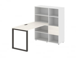 Рабочая станция EDIS EQRST 1113 Ясень Траун Мокко Белый