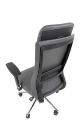 Офисное кресло CHAIRMAN 500 LUX экокожа Серый