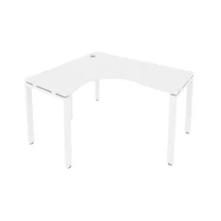 Стол письменный METAL SYSTEM Б.СА-3 Л Белый