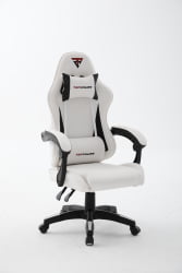 Кресло спортивное TopChairs Phantom бело-черный