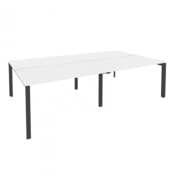 Рабочая станция на П-образном м/к ONIX O.MP-D.RS-4.3.8 Белый Бриллиант/Антрацит