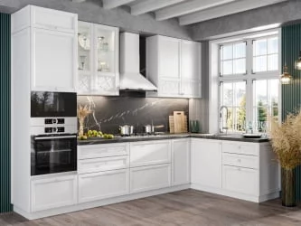 Панель окончание шкафа кухонного высокого 970 мм Джулия ЛД 284.910.000 Белый