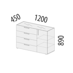 Комод Николь 901.23