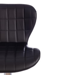 Барный стул AVIONIC (mod. KY712A) металл/экокожа, 45*53*86-107 см, черный/хром