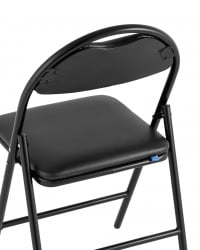 Складной стул Hagen экокожа Черный