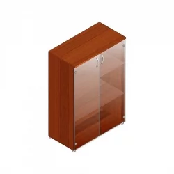 Шкаф для документов с прозрачными стеклами Р.Шс-3СБ Орех Гепланкт