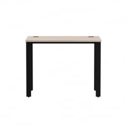 Стол прямой на металлокаркасе, опоры 90 гр Everprof EVO 254S005 Дуб Соната Черный