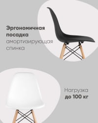 Стул Еамес Стйле ДСВ красный 4 шт. комплект (разборный каркас) / Eames Style DSW