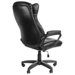 Кресло Адмирал ULTRA кож.зам. Черный