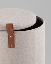 Пуф с ящиком Эркки S серый