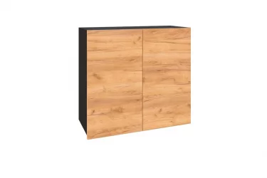 Шкаф кухонный 800 Шервуд ЛД 281.360.000.027 Черный Дуб золотой