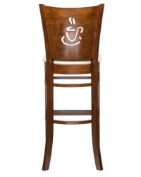 Стул барный DOBRIN JERRY BAR (шоколад, кремовый) 2 шт