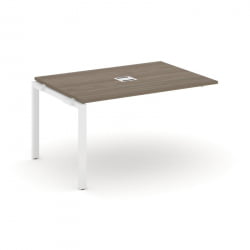Проходной наб. элем. перег. стола Стайл Проджект СН-59П.НСПРГ-001 Вяз Благородный/Металл Белый 980*9 / SN-59P.NSPRG-001