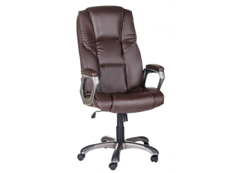 Кресло Одиссей ULTRA ЛЮКС кож. зам. Коричневый