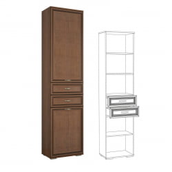 Пенал с ящиками Ливорно ЛШ-3 Орех донской