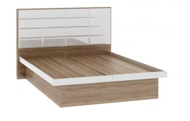 Кровать с подъёмным механизмом Импульс SN16.15 Дуб сонома/белый глянец