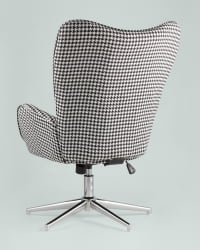 Кресло регулируемое Филадельфия Черно-белое