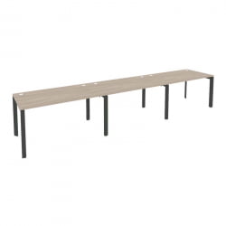 Рабочая станция на П-образном м/к ONIX O.MP-RS-3.3.8 Дуб Аттик/Антрацит