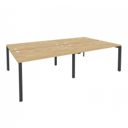 Рабочая станция на П-образном м/к ONIX O.MP-D.RS-4.3.8 Тиквуд Светлый/Антрацит