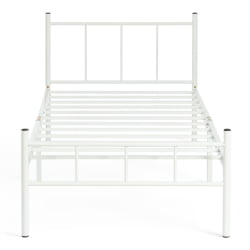 Кровать ROWENTA (mod. 9177) металл, 90*200 см (Single bed), White (белый)