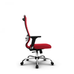 Кресло офисное МЕТТА B 2b 19/2D, Основание 17834 Комплект 3 Красное