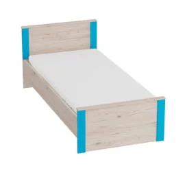 Каркас кровати Скаут 900 (дуб бонифаций,софт тач индиго)
