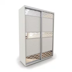 Шкаф-купе 2-х дверный Акцент-Лайн КР 1200х600 Выбеленное дерево