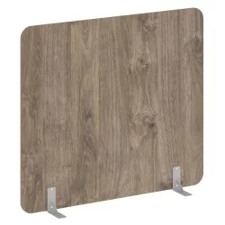 Перегородки на металлических опорах на фетровых подпятниках Р-лине ДП.Ф-160-140 Тиквуд Темный / R-line DP.F-160-140