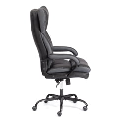 Кресло руководителя Duke metal BL кож/зам/ткань, черный/серый, 36-6/12