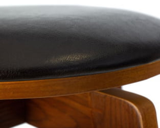 Табурет полубарный DOBRIN TOM 66 (цвет черный глянец PU ABD 002) 2 шт