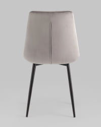 Стул Флекс New велюр светло-серый 2шт