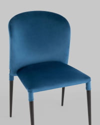 Стул Лори велюр Синий