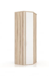 Угловой шкаф в прихожую Марта ЛД 124.031.000 М Белый Дезира Эш