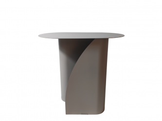 Журнальный столик Yvaine металл темно-серый