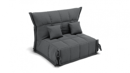 Диван Джаз 800 (ЗР) Цвет фасада: Светло серый; Тип: Прямой; Материал фасада: Металл/Велюр