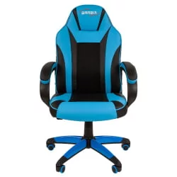 Геймерское кресло BRABIX Tanto GM-171 Черное/голубое