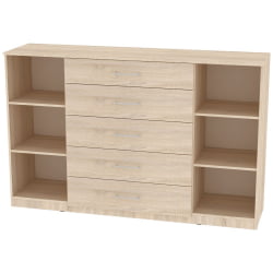 Комод Калисто(K34)1147х1802х468ручкарейлинг160мм(Венге)