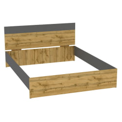 Кровать Алиса(L20)1647х903х2063(ДВ-Графит)