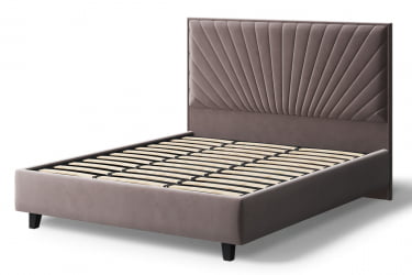 Кровать Леона, 2000x1600мм, кофе