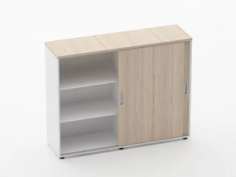 Тумба-купе высокая для рабочего модуля Deka 9.03.145 Туя/Белый