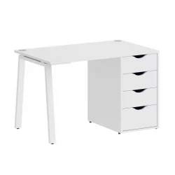 Cтолик для ноутбука HOME OFFICE VR.SP-3-118.4.A Белый Бриллиант/Белый металл