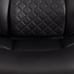 Кресло Atlant рецикл. кожа/иск. кожа, черный