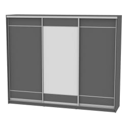 Шкаф-купе B-230х270х60-2(Графит-D7D8D7)