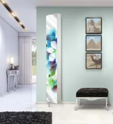 Поворотный зеркальный шкаф Lupo Art Белый