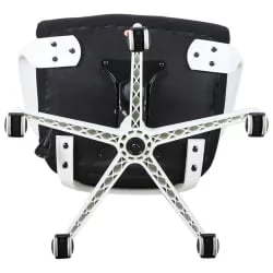 Кресло офисное BRABIX Prime EX-515 пластик белый ткань Черный